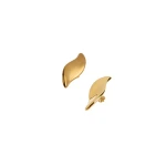 Khaite Leaf Earrings in Gold
