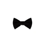 Khaite Liv Bowtie in Black Velvet