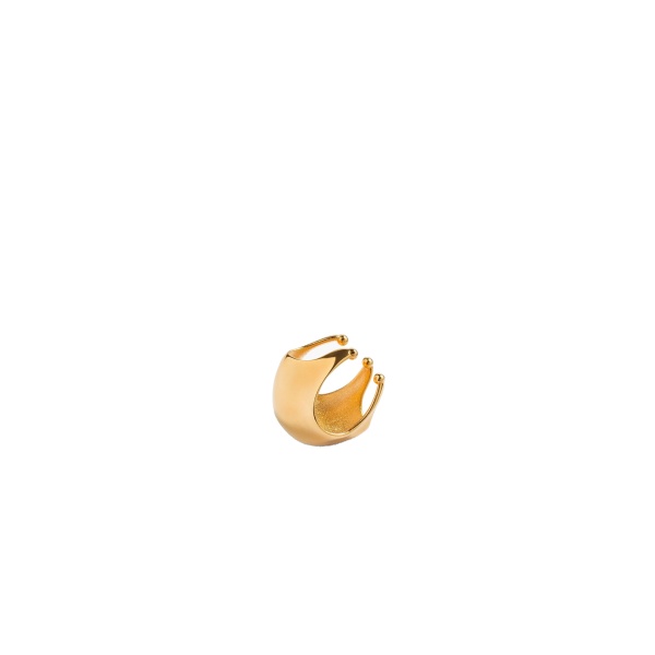 Khaite Lotus Ear Cuff in Gold