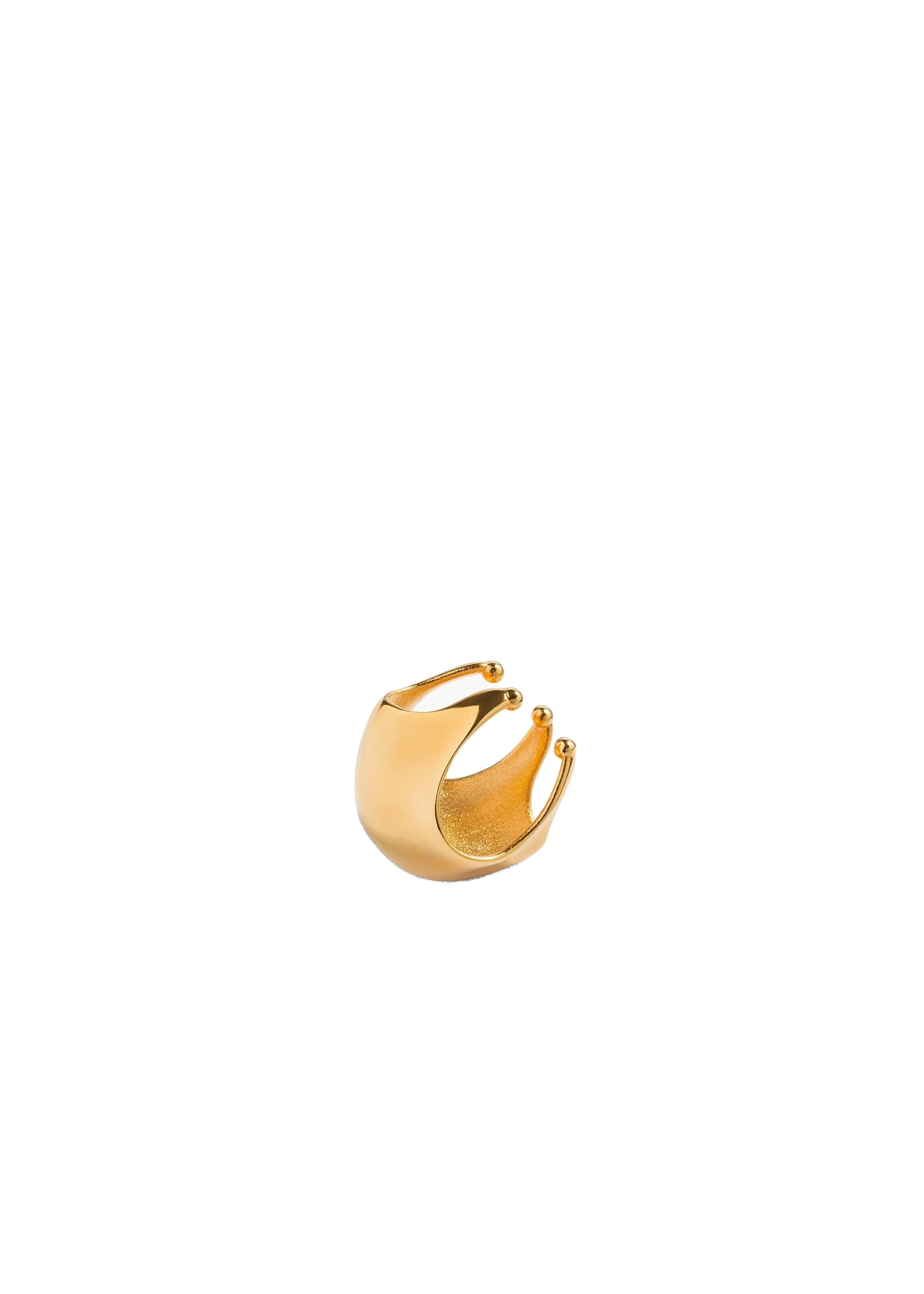 Khaite Lotus Ear Cuff in Gold | Buy Jewelry at Coveti Khaite Lotus Ear Cuff in Gold