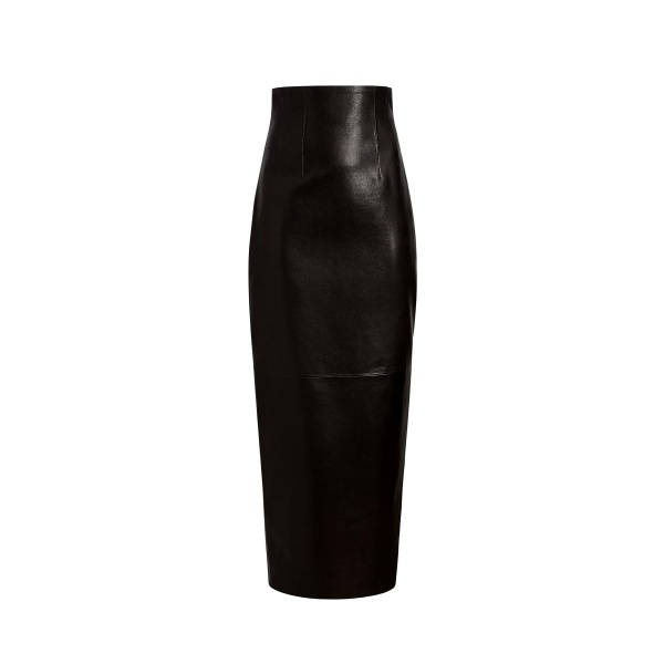 Loxley Skirt in Black Leather