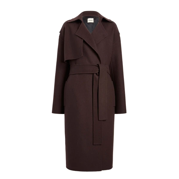 Manston Coat in Dark Brown