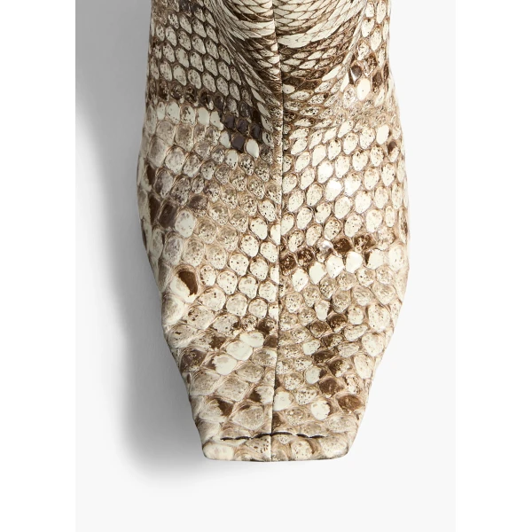 Marlene Knee-High Boot in Natural Python - Image 5