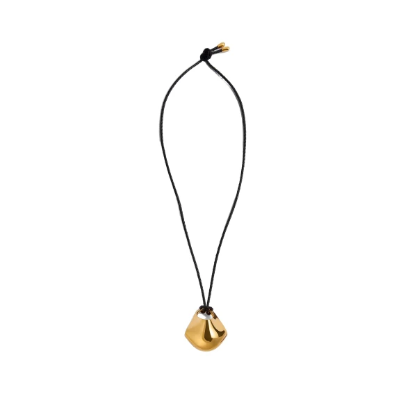 Medium Lotus Pendant in Gold