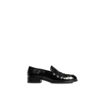 Khaite Miles Loafer in Black Alligator