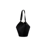 Khaite Mini Lotus Tote in Black Haircalf | Totes & Top-Handle Bags | Coveti