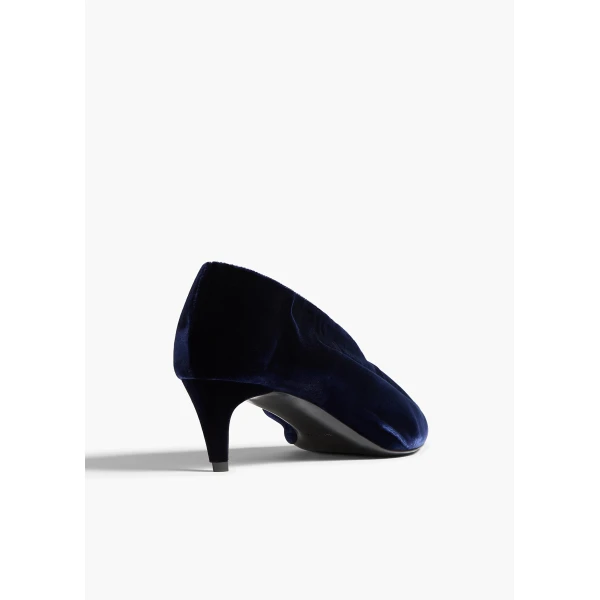 Khaite Miriam Low Pump in Midnight | Heels | Coveti