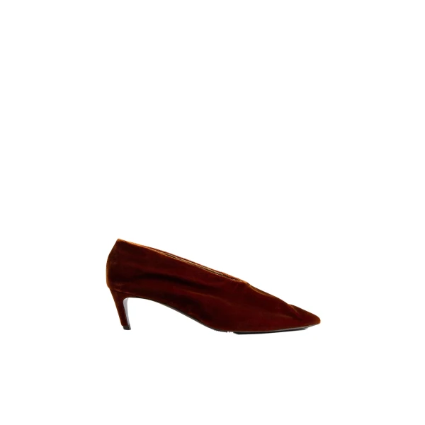 Khaite Miriam Low Pump in Rust | Heels | Coveti