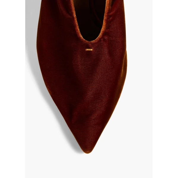 Khaite Miriam Low Pump in Rust | Heels | Coveti