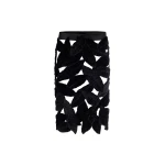 Khaite Neela Skirt in Black | Skirts | Coveti