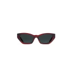 Khaite Oliver Peoples 1961C Sunglasses in Bordeaux Bark and Grey