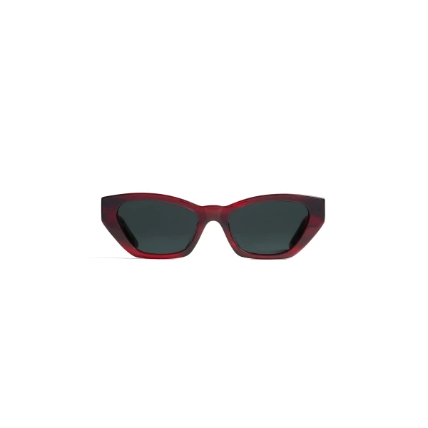 Khaite Oliver Peoples 1961C Sunglasses in Bordeaux Bark and Grey