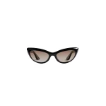 Khaite Oliver Peoples 1963C Sunglasses in Black and Soft Tan Gradient
