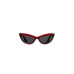 Khaite Oliver Peoples 1963C Sunglasses in Dark Red and Grey