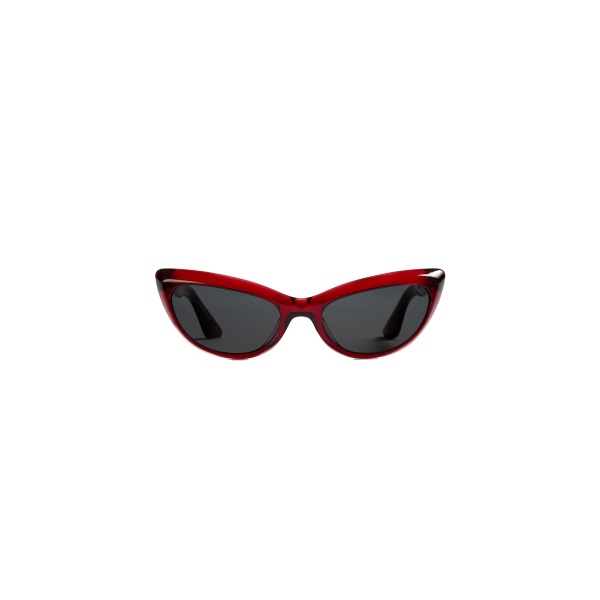 Khaite Oliver Peoples 1963C Sunglasses in Dark Red and Grey