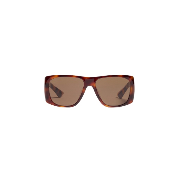 Khaite Oliver Peoples 1965C Sunglasses in Dark Mahogany and Brown