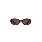 Khaite Oliver Peoples 1969C Sunglasses in Bordeaux Bark and Carbon Grey