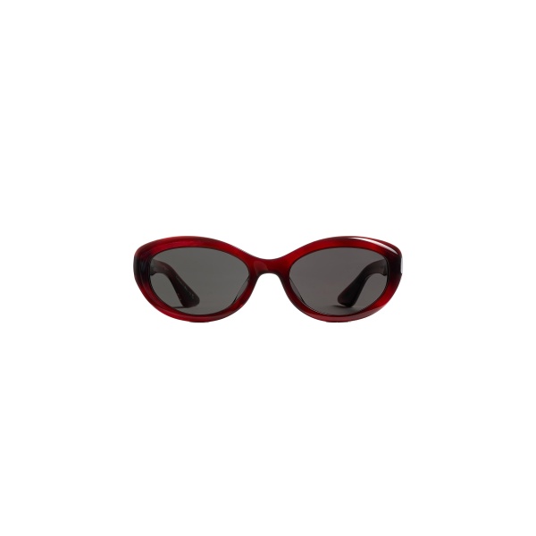 Khaite Oliver Peoples 1969C Sunglasses in Bordeaux Bark and Carbon Grey