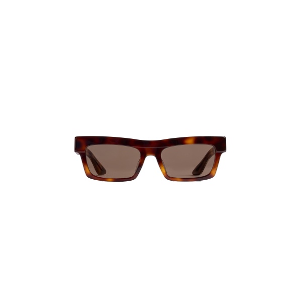 Khaite Oliver Peoples 1985C Sunglasses in Dark Mahogany and Brown