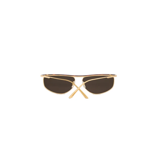 Oliver Peoples 1986C Sunglasses in Gold and Green - Image 3