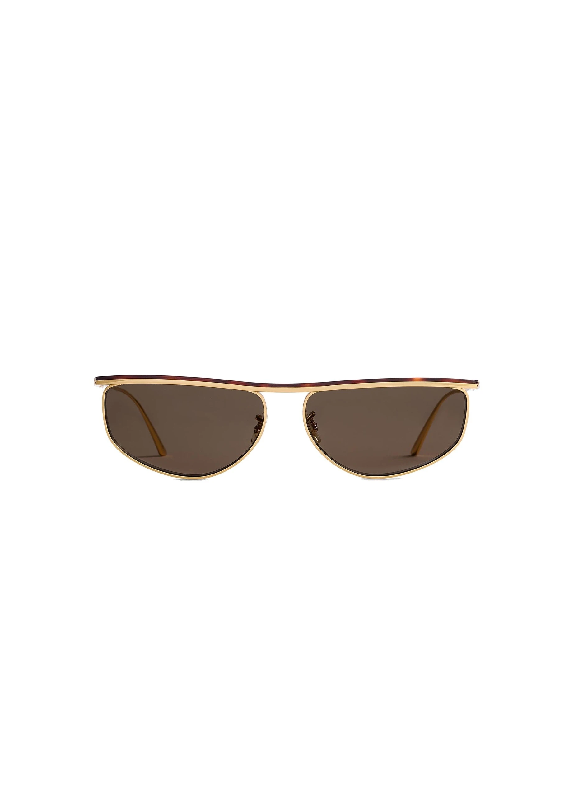 Khaite x Oliver Peoples 1986C Sunglasses in Gold and Green | Buy Sunglasses at Coveti Khaite Oliver Peoples 1986C Sunglasses in Gold and Green