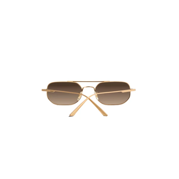 Oliver Peoples 1989C Sunglasses in Gold and Dark Brown - Image 3