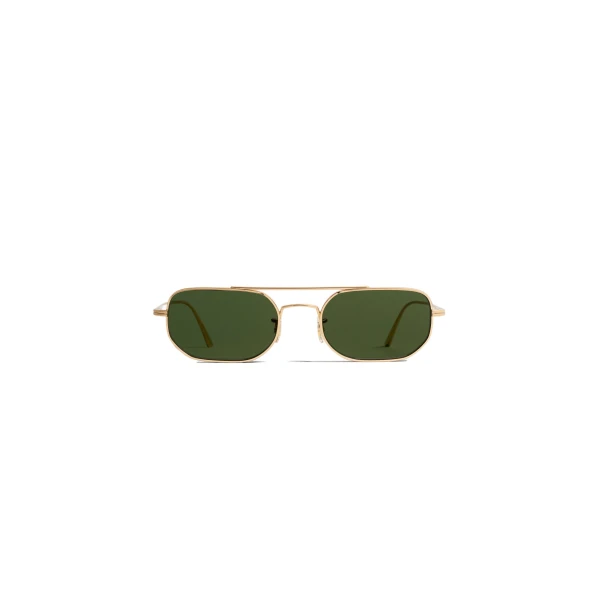 Khaite Oliver Peoples 1989C Sunglasses in Gold and Green