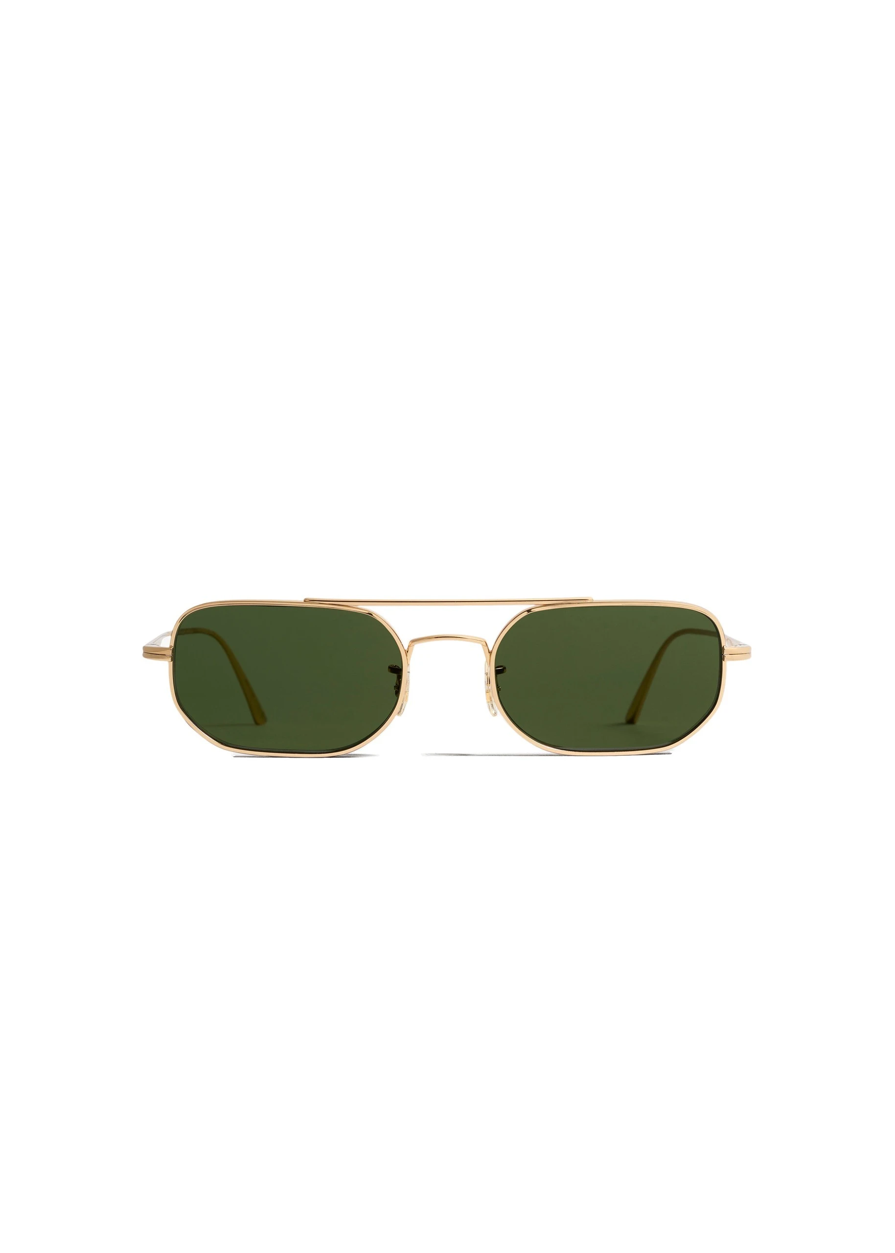 Khaite x Oliver Peoples 1989C Sunglasses in Gold and Green | Buy Sunglasses at Coveti Khaite Oliver Peoples 1989C Sunglasses in Gold and Green
