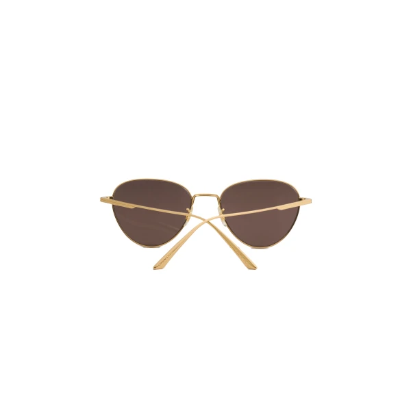 Oliver Peoples 1991C Sunglasses in Gold and Brown - Image 3