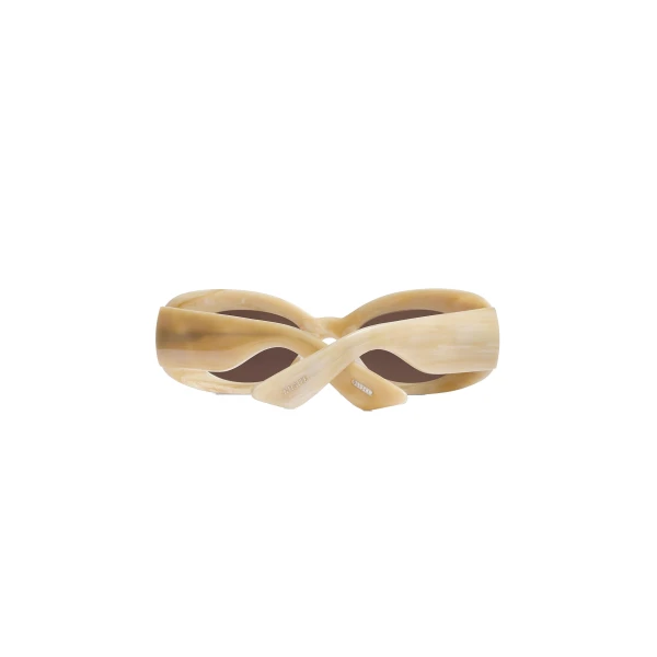 Oliver Peoples 1992C Sunglasses in Beige Silk and Brown - Image 3