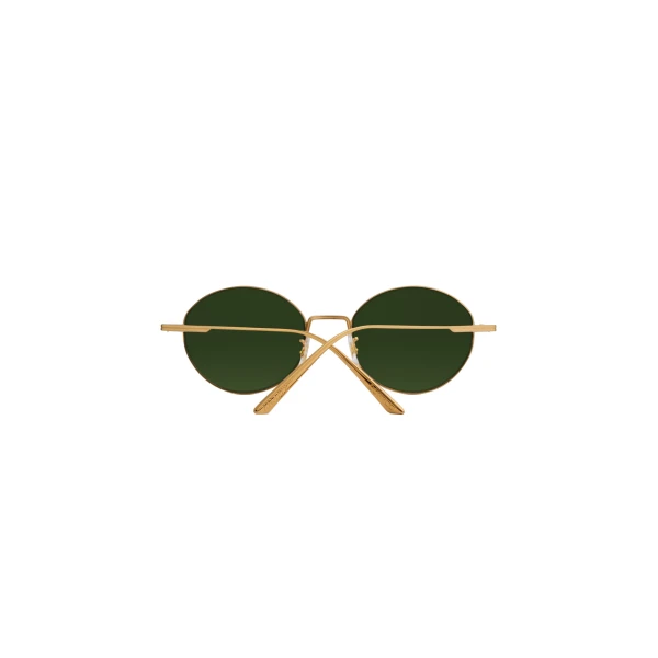 Oliver Peoples 1994C Sunglasses in Gold and Green - Image 2
