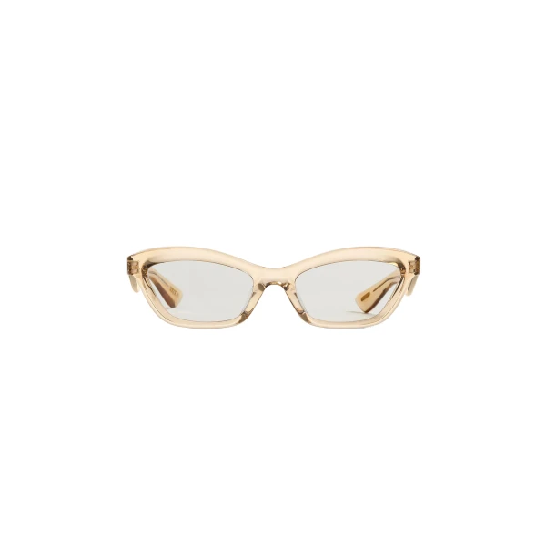Khaite Oliver Peoples 1997C Sunglasses in Champagne and Clear Blue Light Filter