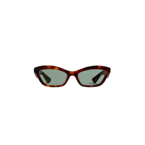 Oliver Peoples 1997C Sunglasses in Dark Mahogany and Green Wash