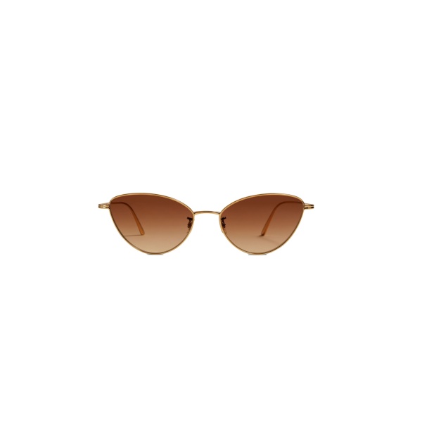 Khaite Oliver Peoples 1998C Sunglasses in Gold and Dark Brown