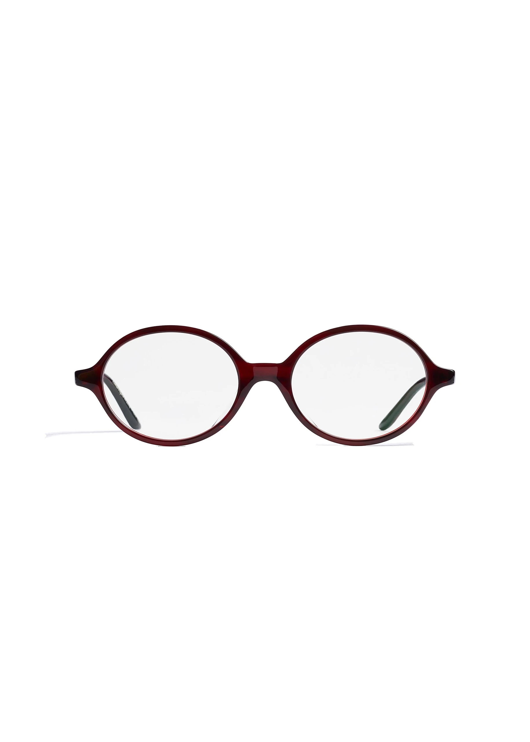 Khaite x Oliver Peoples 2000RX Optical Frames in Bordeaux Bark | Buy Eyewear at Coveti Khaite Oliver Peoples 2000RX Optical Frames in Bordeaux Bark