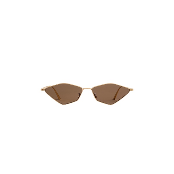 Khaite Oliver Peoples 2001C Sunglasses in Gold and Brown