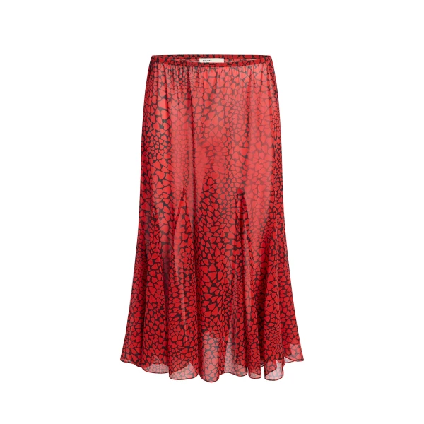 Ophelia Skirt in Black and Red