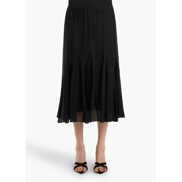 Khaite Ophelia Skirt in Black | Skirts | Coveti