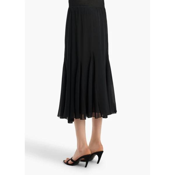 Khaite Ophelia Skirt in Black | Skirts | Coveti