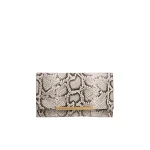 Khaite Piper Clutch In Natural Python | Clutch Bags | Coveti