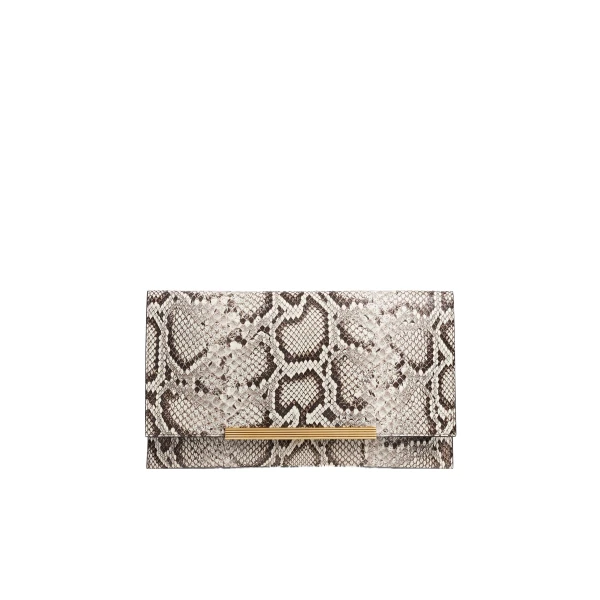 Piper Clutch In Natural Python