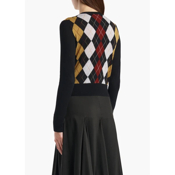 Rita Cardigan in Black Multi - Image 4