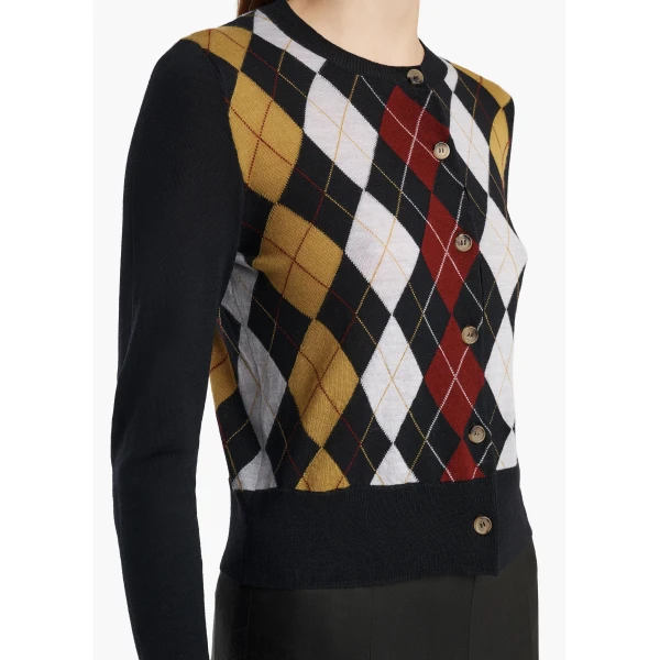 Rita Cardigan in Black Multi - Image 5