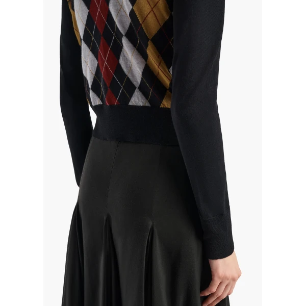 Rita Cardigan in Black Multi - Image 6