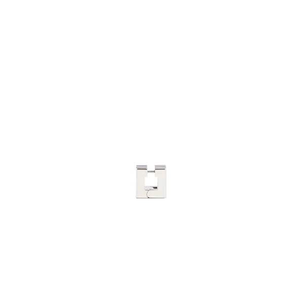 Small Empire Earrings in Silver - Image 3