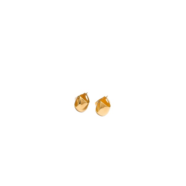 Khaite Small Lotus Earrings in Gold