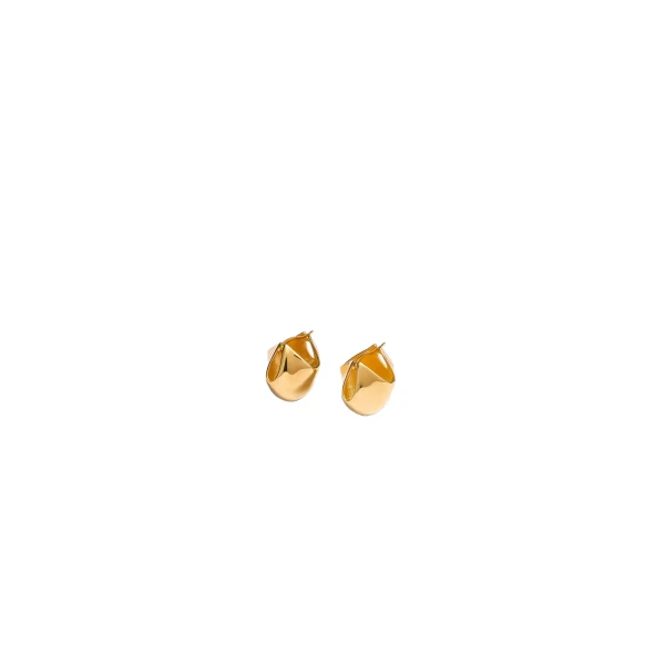 Khaite Small Lotus Earrings in Gold