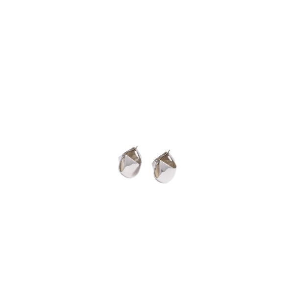 Khaite Small Lotus Earrings in Silver