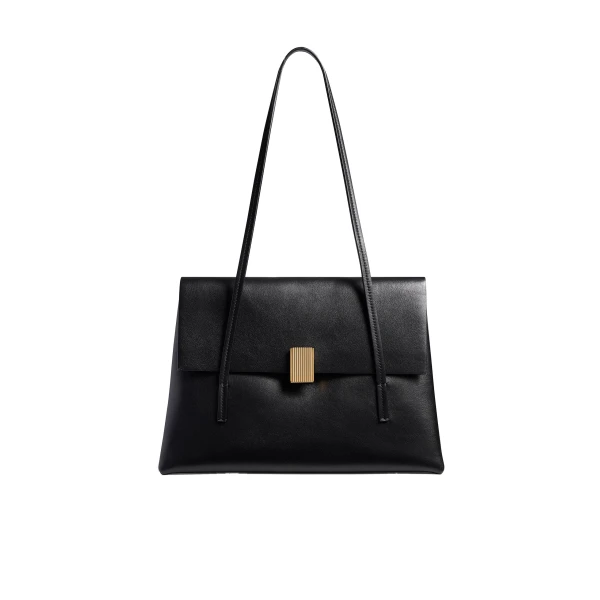 Khaite Soft Blake Shoulder Bag in Black | Shoulder & Crossbody Bags | Coveti