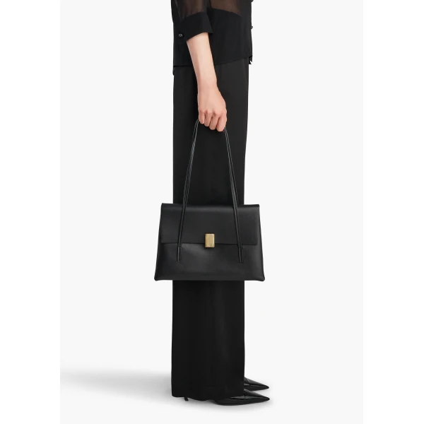 Khaite Soft Blake Shoulder Bag in Black | Shoulder & Crossbody Bags | Coveti